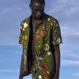 Limited Edition Adidas X Pharrell Williams embroidered shirt